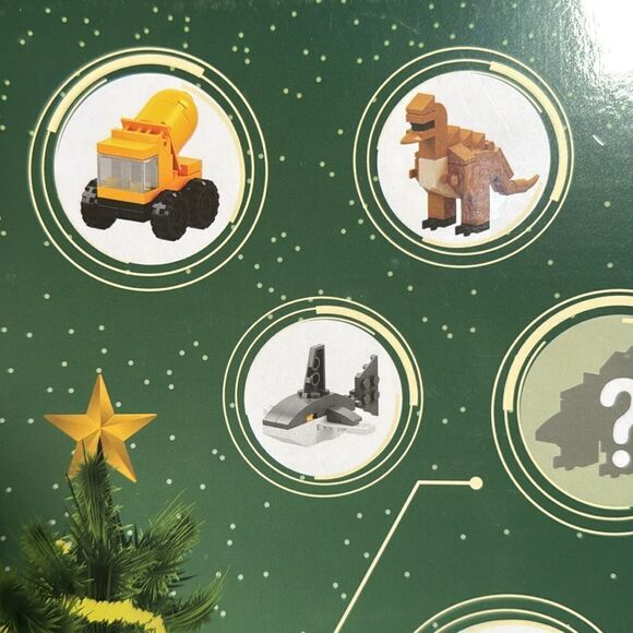 Kids Christmas Advent Calendar Mini Animal Figure Blocks 24 Day Countdown Age 6+ - Picture 3 of 8
